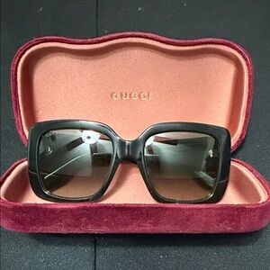 Gucci Women's Black Sunglasses
